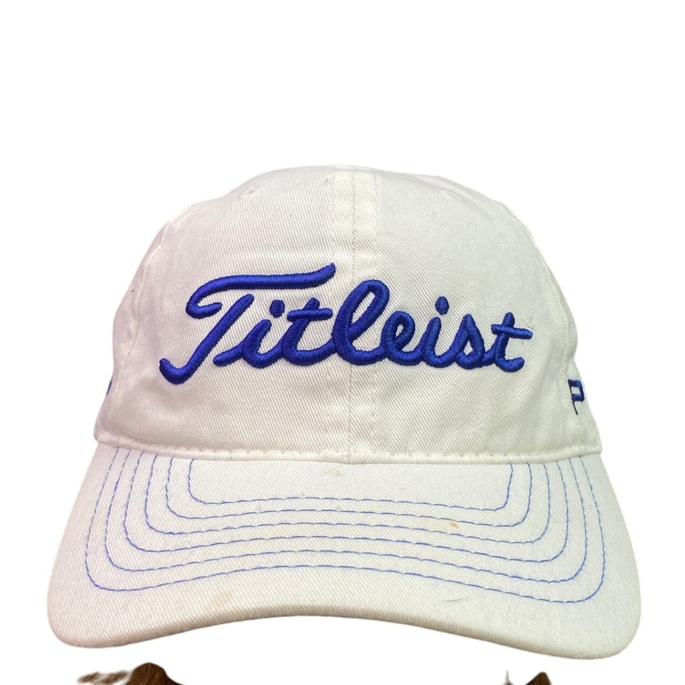 Titleist FootJoy Hat Adult Pro V1 Golf Embroidered FJ Adjustable Sports Outdoors